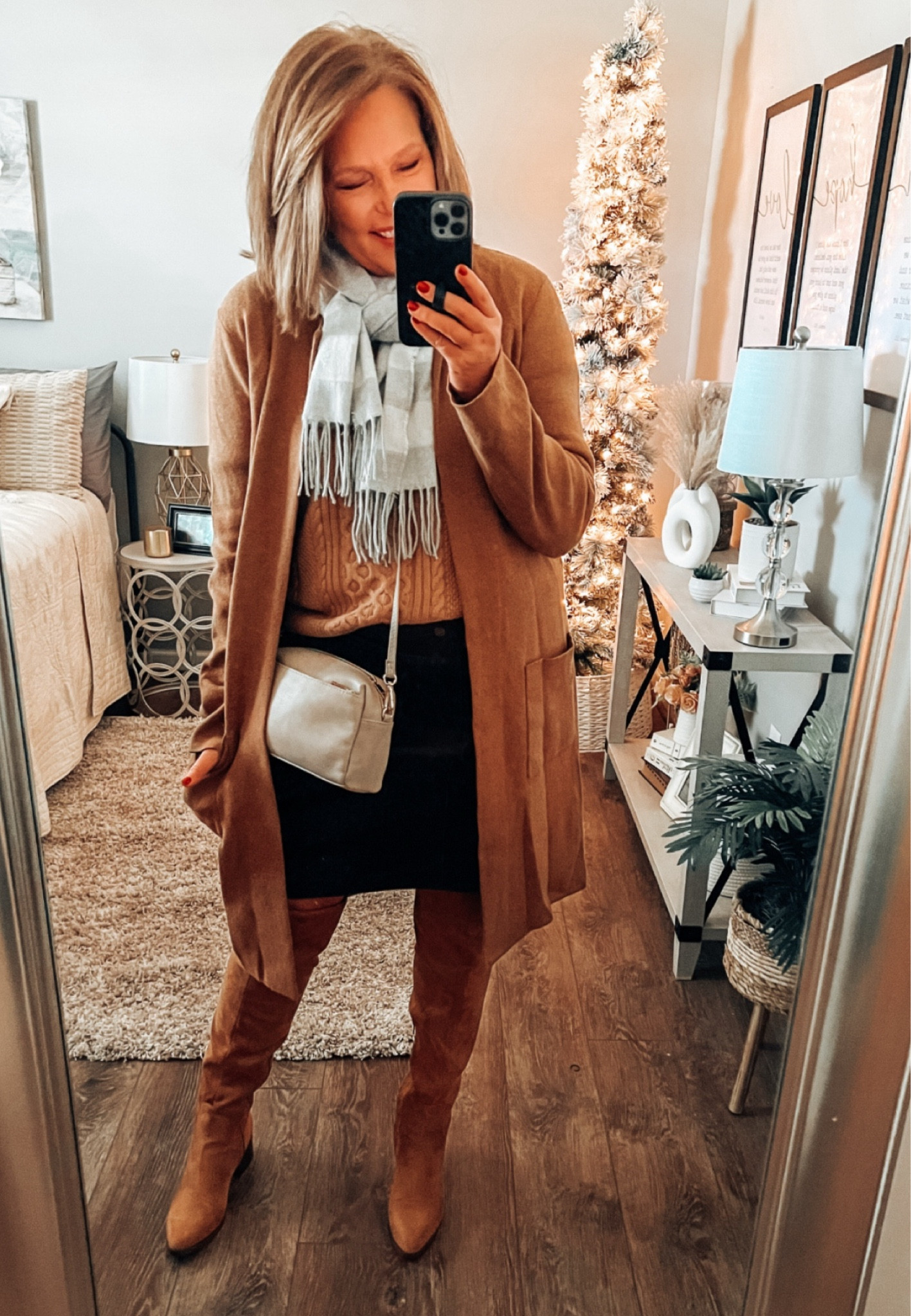 J.Crew Juliette Long Blazer/Cardigan on sale 50% off. See outfit details below 

Winter outfit, Black Friday, sales, boots, workwear, Christmas, holiday, gifts

#LTKFindsUnder50 #LTKSaleAlert #LTKStyleTip

#LTKHoliday #LTKCyberWeek #LTKGiftGuide