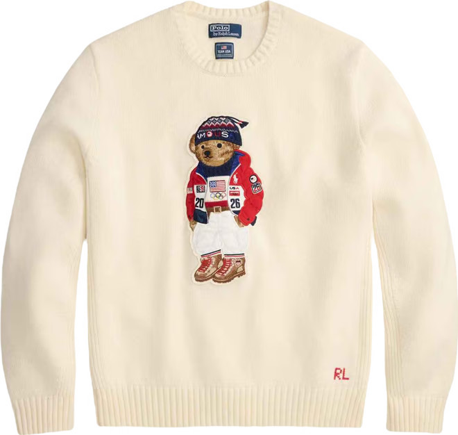 Men's Team USA Polo Bear Sweater | Macy's