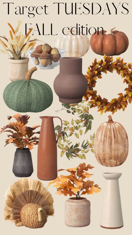 Target fall decor. Fall home decor. Pumpkin decor. Target Threshold Fall decor. Target project 62 fall decor. Fall vases. Fall wreaths. Fall rattan decor. Glass pumpkin. Faux pumpkins. Fall stems. Fall foliage. Target home decor.

If you love Target! 👇🏽
Make sure to follow me here in the LTK app for my weekly Target series - fall finds all September long - then Halloween Target finds all October!👻

#LTKhome #LTKSale #LTKSeasonal