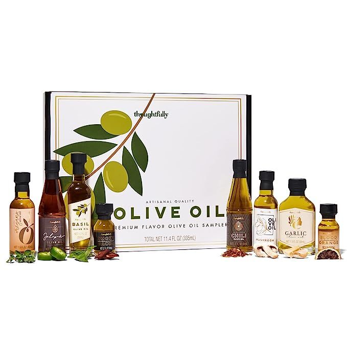 Thoughtfully Gourmet, Olive Oil Sampler Gift Set, Premium Extra-Virgin Olive Oil from Spain, Natu... | Amazon (US)