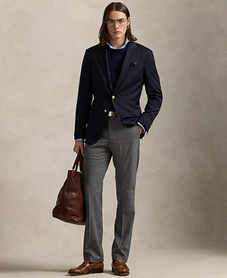 Polo Ralph Lauren Men's Manhasset Stretch Straight-Fit Pants - Macy's | Macy's