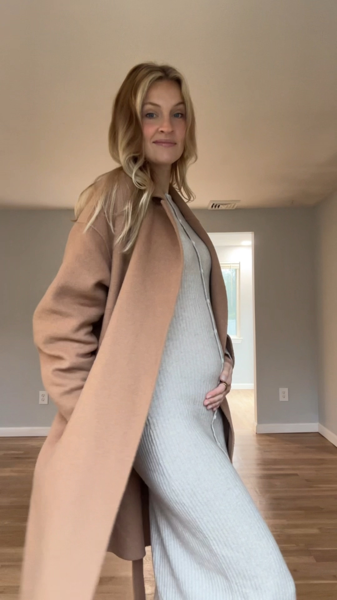 Bump friendly Sweater Dress From Abercrombie! I sized up at 20 weeks pregnant (size M TALL) 
long sleeve button down sweater dress
sweater dress 
Casual bump-friendly midi dresses
Stylish winter outfits for pregnancy
Cozy winter maternity layering ideas
Casual maternity outfit ideas
Trendy maternity wear for winter
Winter maternity fashion inspiration
Comfy yet chic maternity clothes
Layered maternity outfit ideas
Pregnancy capsule wardrobe essentials#LTKCyberWeek

#LTKBump #LTKStyleTip