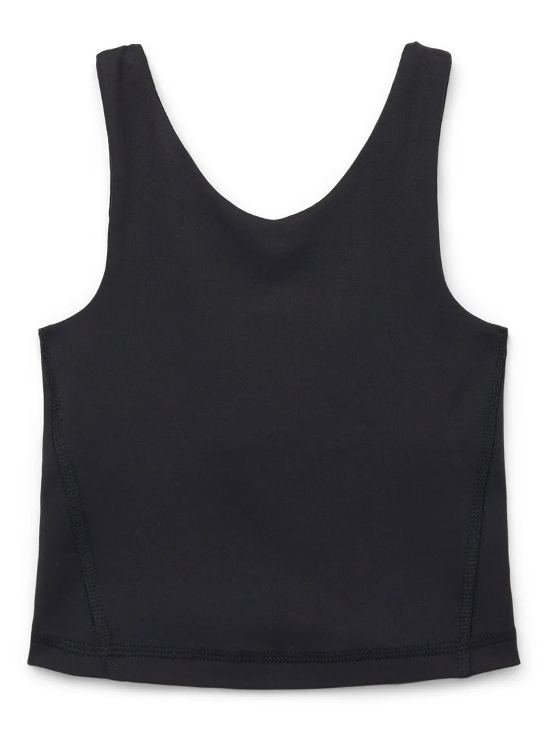 Athletic Works Girl’s Active Longline Bra Top, Sizes 4-18 & Plus | Walmart (US)