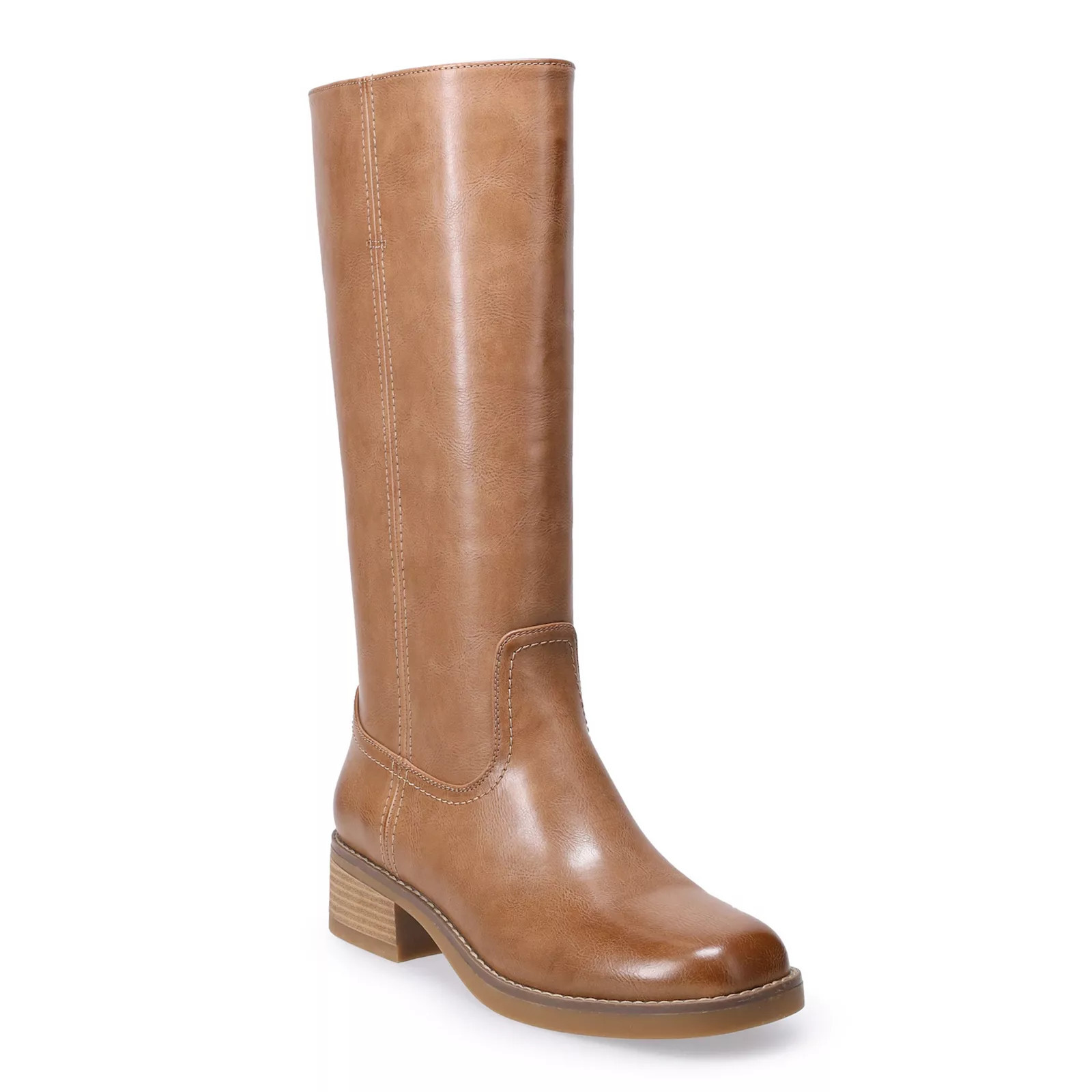 Sonoma Goods For Life® Square Toe Women's Mid Boots, Size: 6, Natural | Kohl's