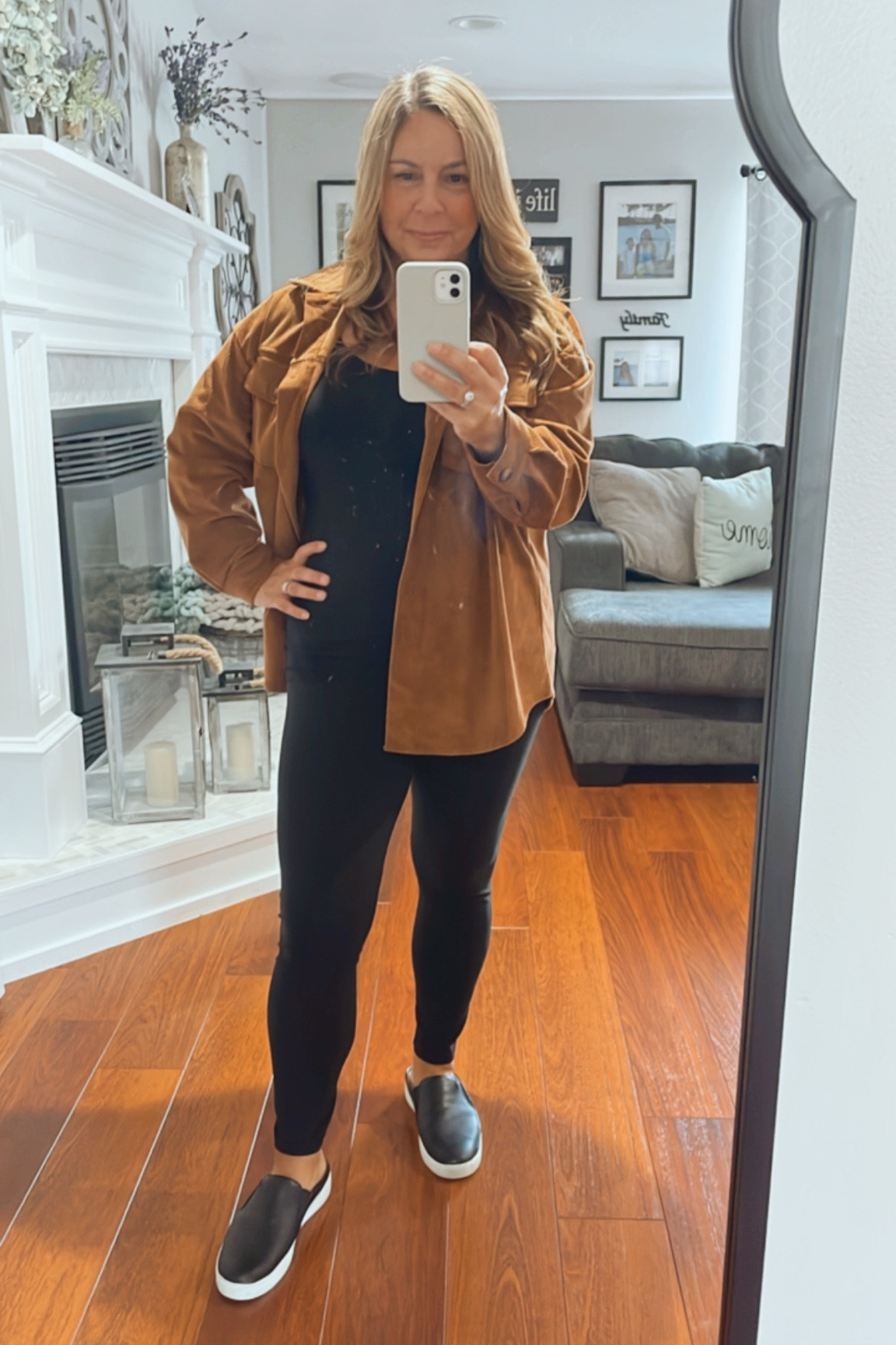 My favorite Amazon leggings comes in a set of 3 I have both SM/M and L/XL. Corduroy button size medium and Vionic slip on sneakers tts & perfect if you have foot issues!






Fall outfit, midsize fashion, mom style, casual and cute, athleisure wear, casual outfit, shacket, #LTKsale

#LTKunder50 #LTKSeasonal #LTKcurves