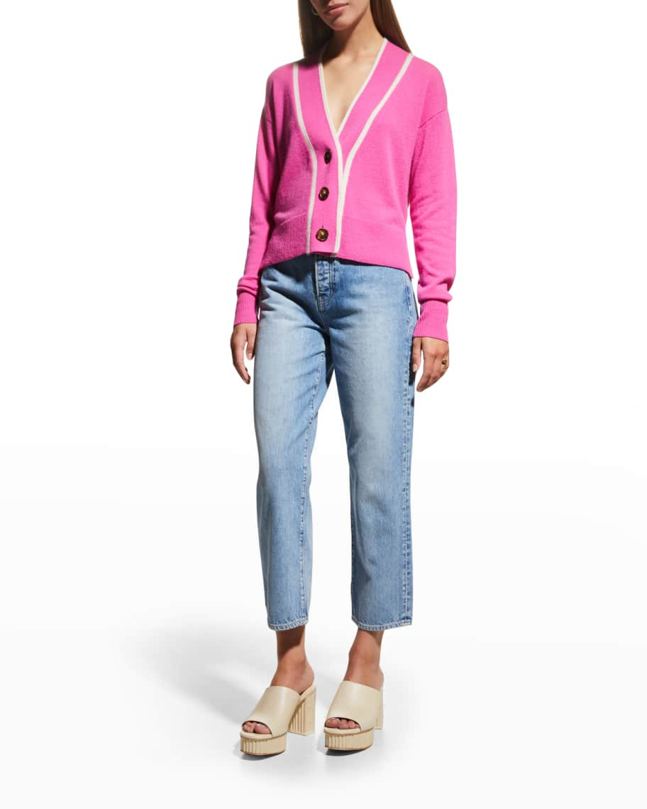 Veronica Beard Trisa Cashmere Drop Shoulder Cardigan | Neiman Marcus