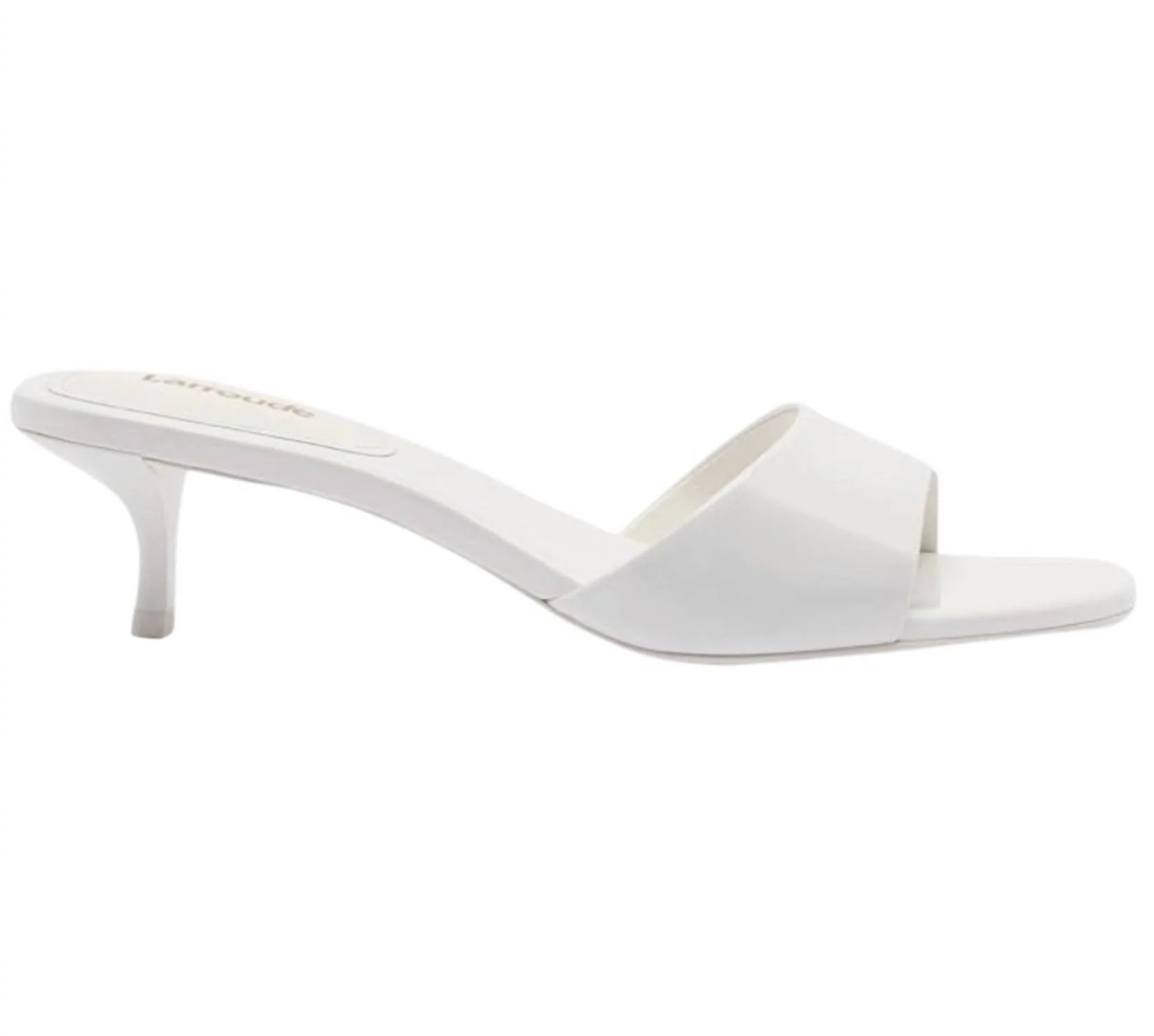 Women's Greta Mule Sandals In White | Shop Simon