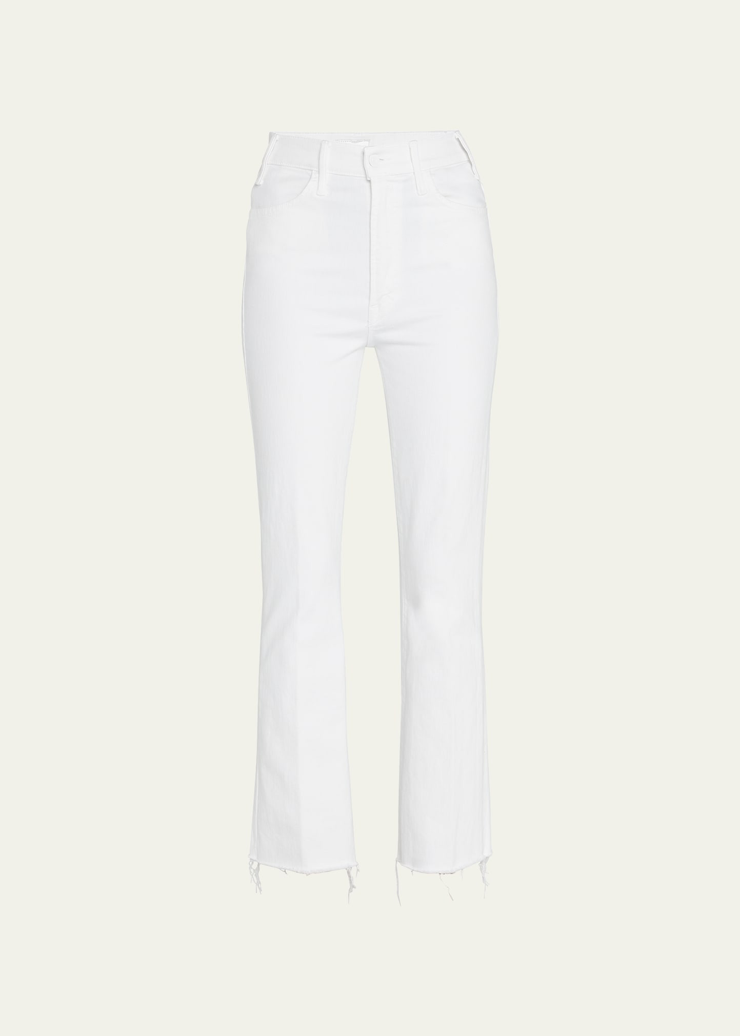 MOTHER The Hustler Ankle Fray Boot-Cut Jeans | Bergdorf Goodman