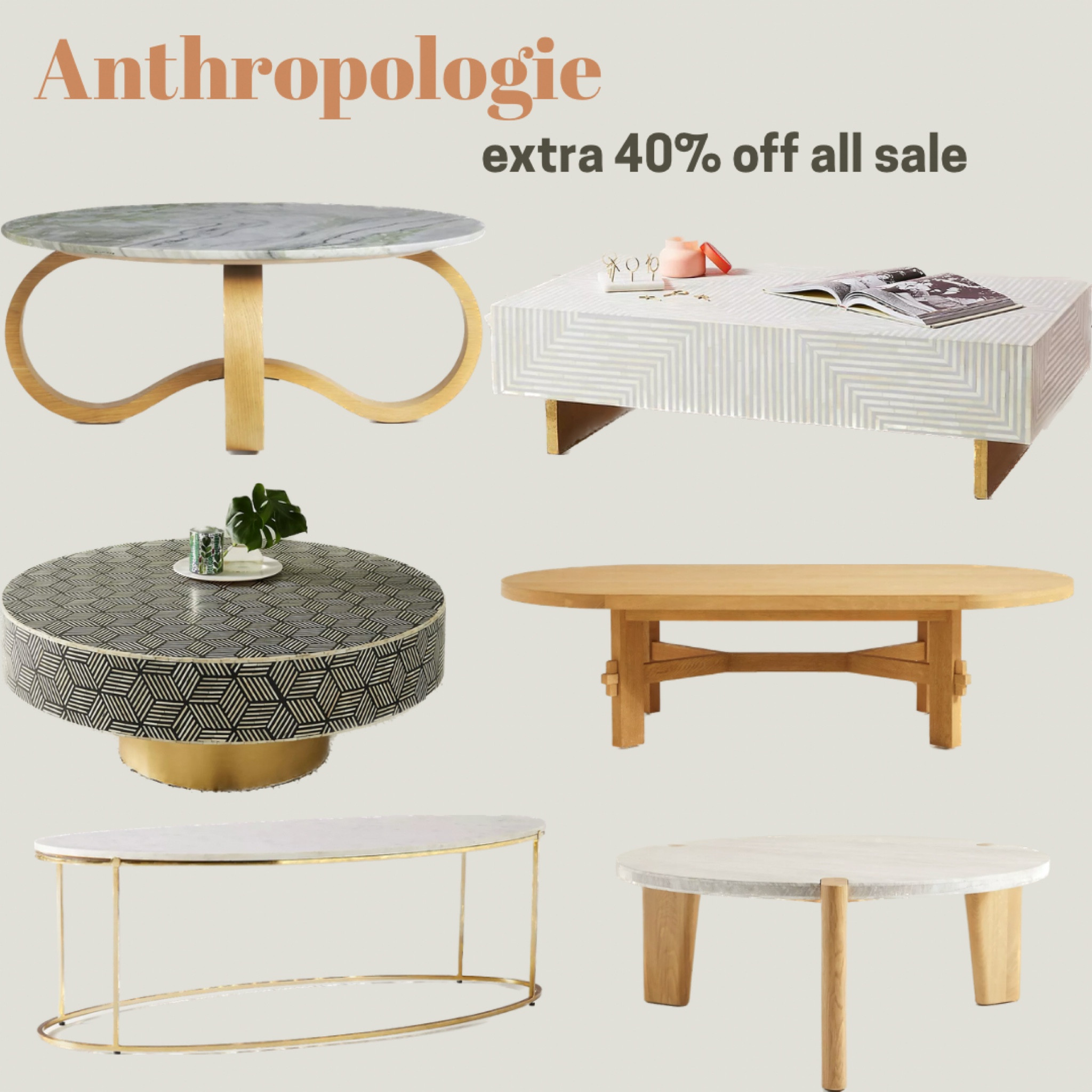 Anthropologie Coffee tables extra 40% off this weekend only!

Coffee table, home decor, living room, furniture, sale alert, Anthro, Anthropologie home, home find, deal alert, free shipping 

#LTKhome #LTKSale #LTKsalealert