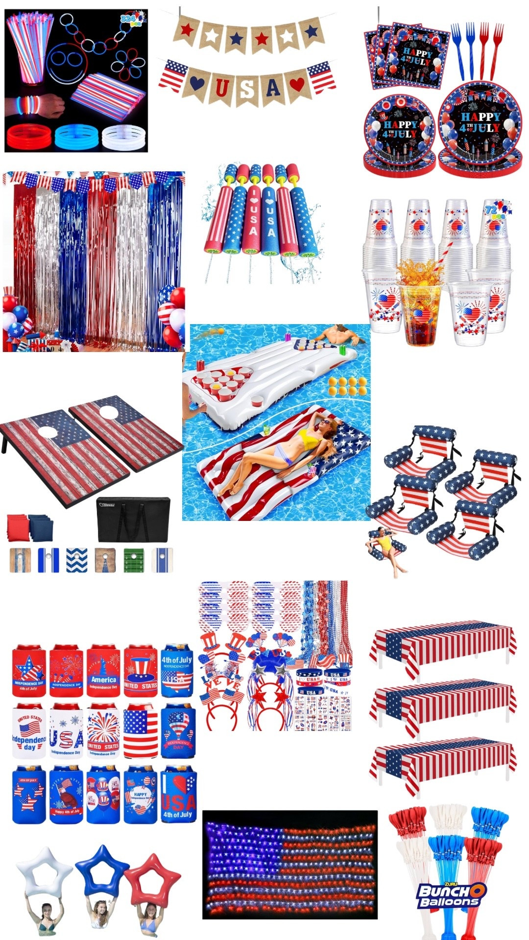 4th of July party must haves for last min 

#LTKParties #LTKSeasonal #LTKFamily