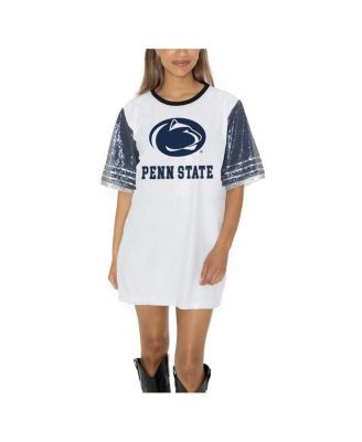 Women's White Penn State Nittany Lions Full Sequin Jersey Dress | Macy's