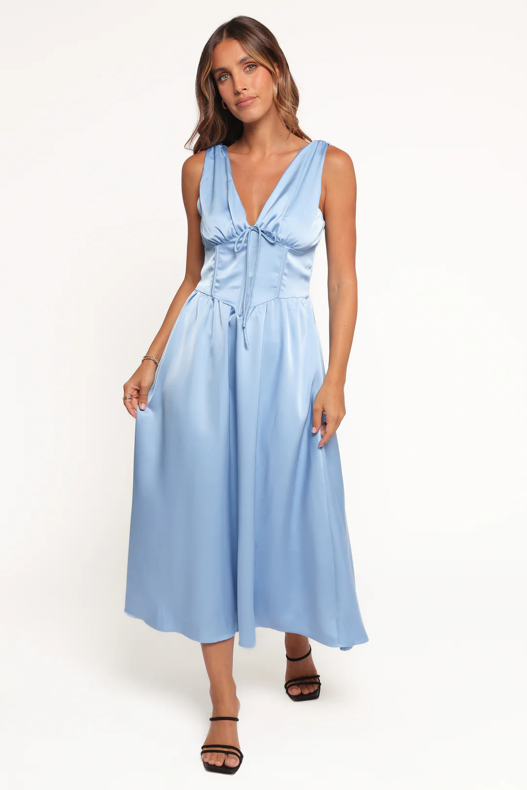 Verena Midi Dress - Periwinkle Blue | Petal & Pup (US)