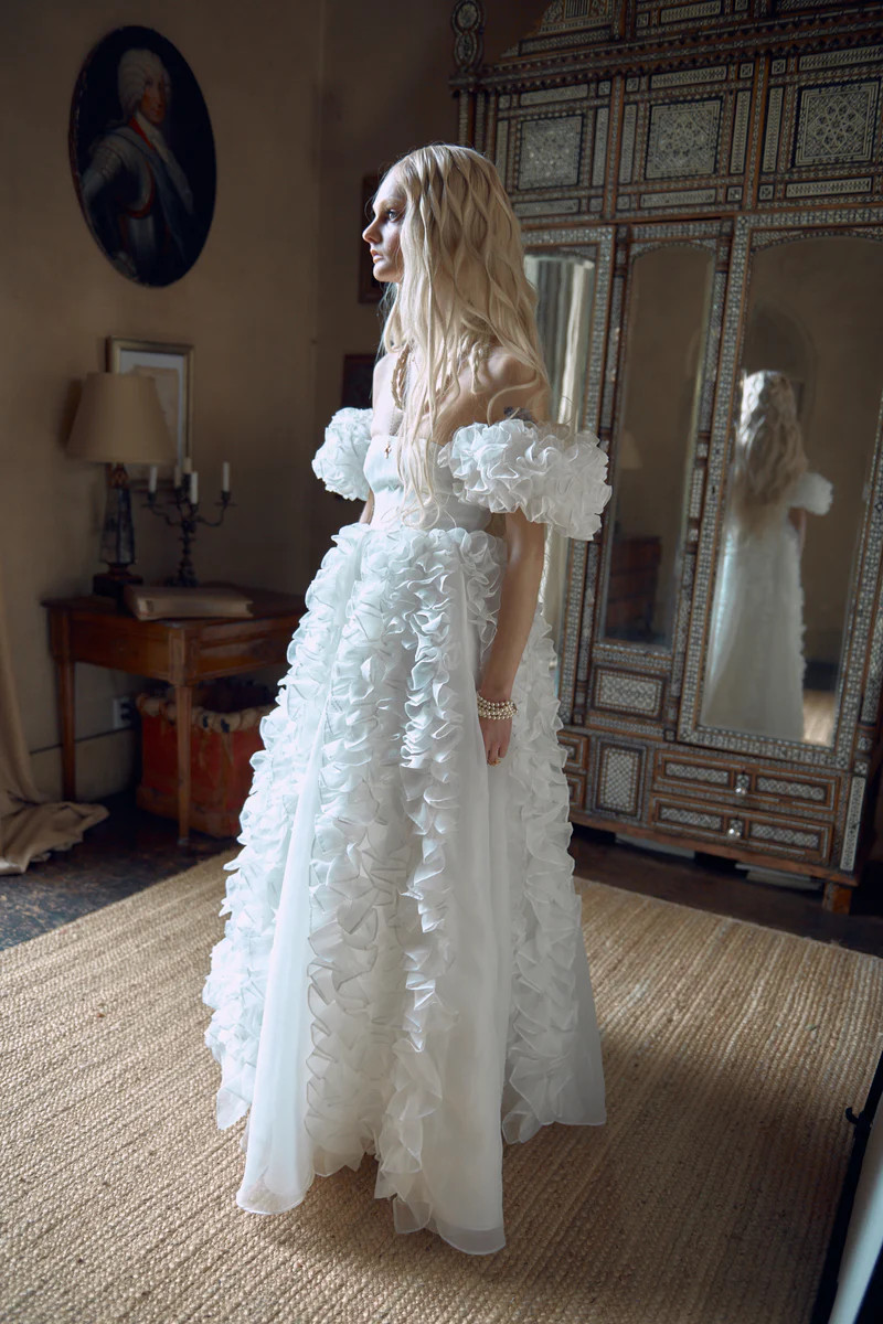 The Ivory Flower Gown | Selkie Collection