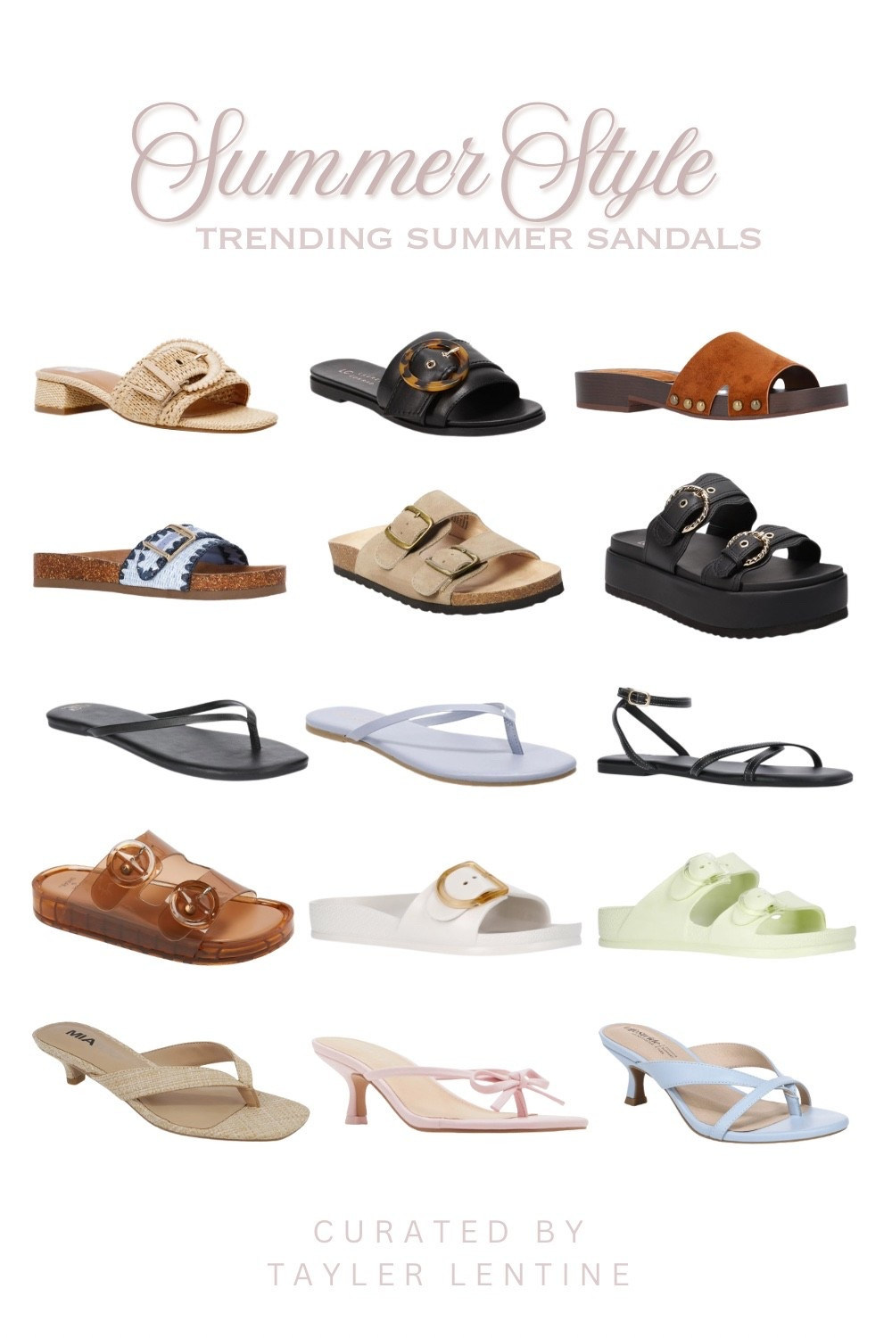Looking for cute and comfortable summer sandals you’ll actually wear? These trending summer sandal styles are perfect for everyday outfits, from running errands to beach days and casual date night. Featuring neutral slides, platform sandals, strappy flats and minimal everyday styles, these shoes are easy to style and made for real life.

If you’re searching for affordable summer shoes, comfortable sandals for moms or trendy summer footwear, these picks are versatile, stylish and perfect for warm weather outfits.

Save this for your go to summer sandal ideas and everyday shoe inspiration!

#LTKSeasonal #LTKootd #LTKmomlife