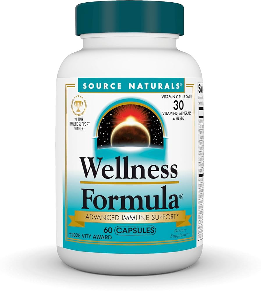 Source Naturals Wellness Formula Bio-Aligned Vitamins & Herbal Defense for Immune System Support ... | Amazon (US)