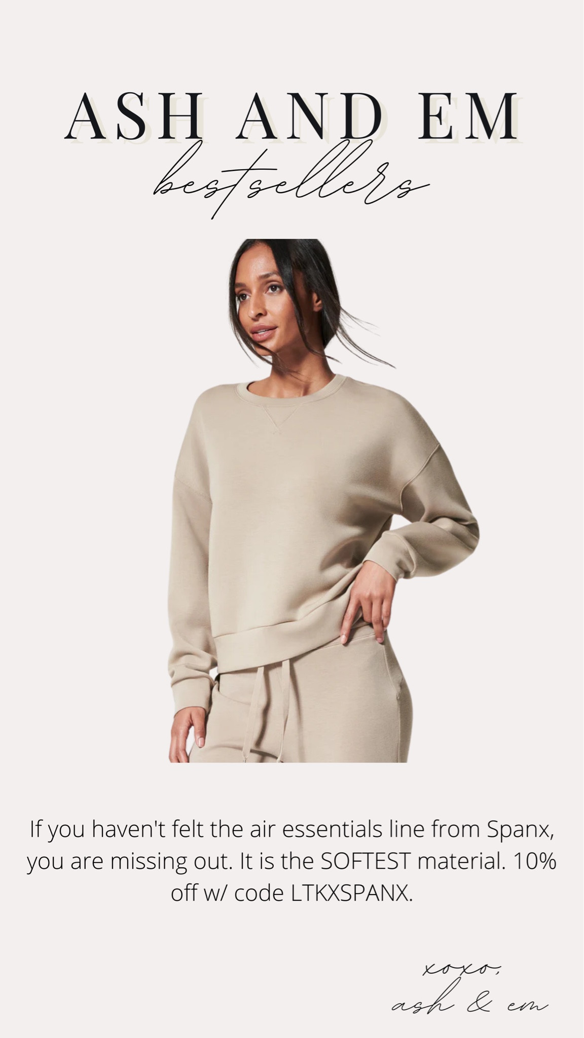 Air essentials on sale - spanx on sale - sale alert - 10% off with code LTKXSPANX 

#LTKstyletip #LTKfit #LTKsalealert