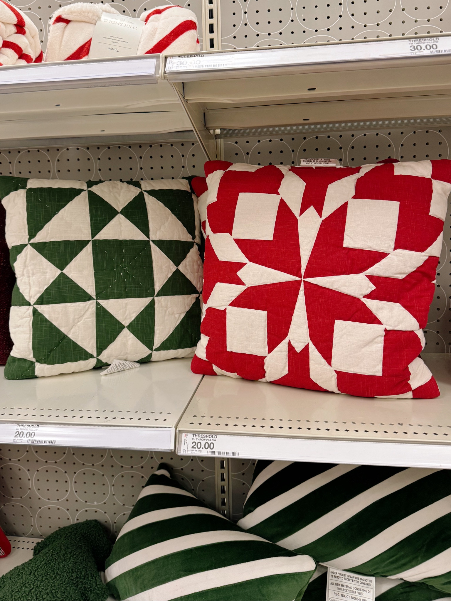 Love these festive vintage inspired quilted pillows at target! So great for any holiday style from bright and festive to more muted & antique Christmas style. Also, I plan to use them in cope’s bedroom as well for all year round! 

#LTKSeasonal #LTKHome #LTKHoliday