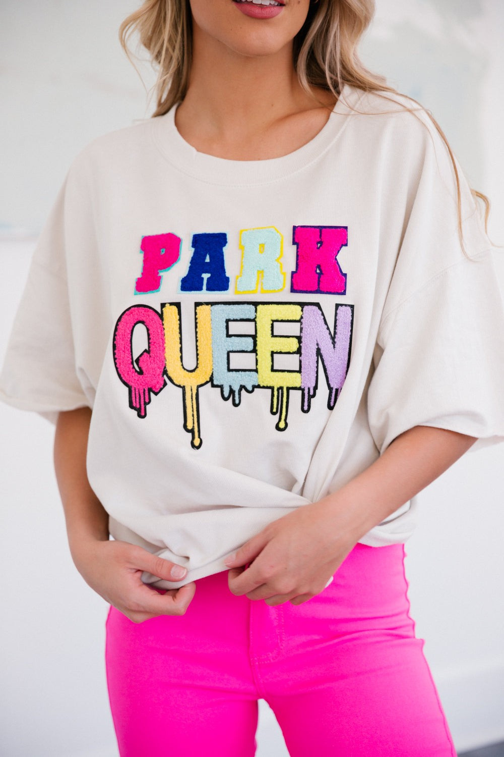 PARK QUEEN WHITE TEE | Judith March