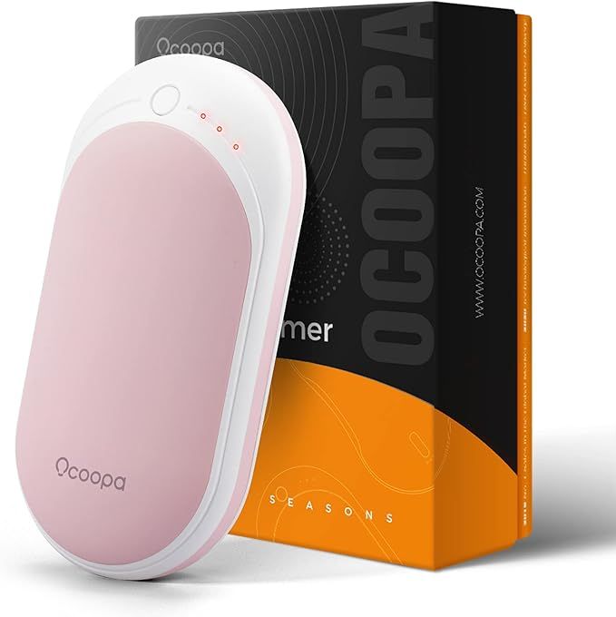 OCOOPA Hand Warmers Rechargeable, 1 Pack 5200mAh Electric Portable Pocket Warmer/Power Bank, Heat... | Amazon (US)