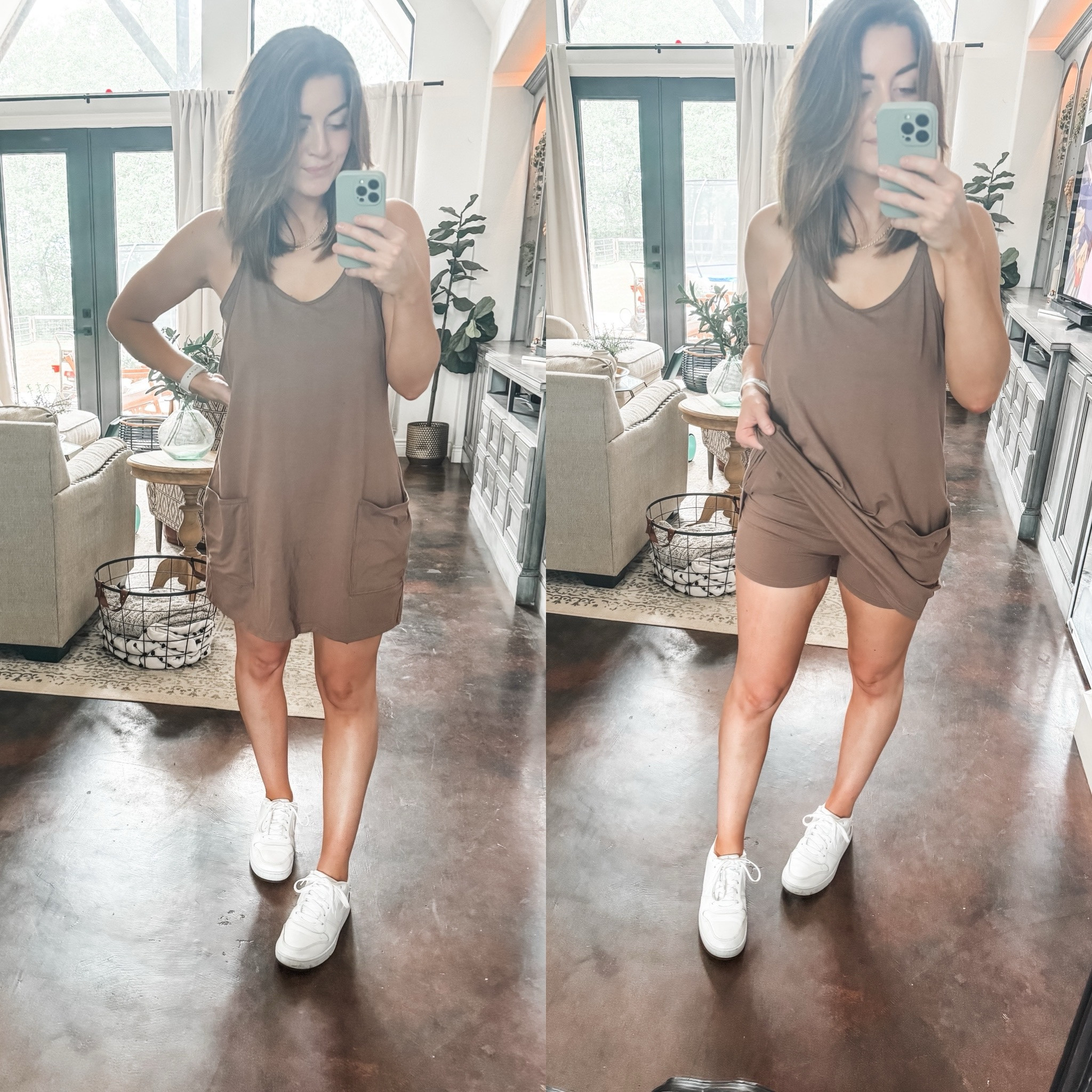 Amazon tennis dress. Cute and more flowy fit. True to size, ordered a small 

#LTKfindsunder50 #LTKfitness #LTKstyletip