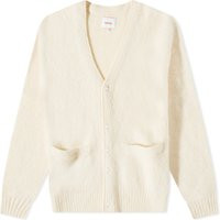 Checks Downtown Men's Solid Mohair Cardigan in Cream, Size Large | END. Clothing | End Clothing (US & RoW)