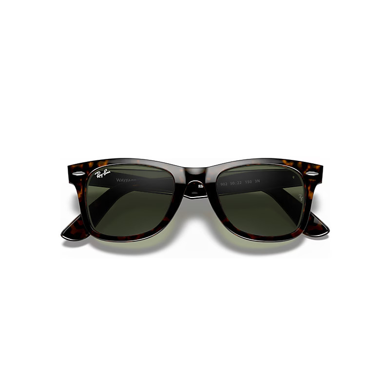 Ray-Ban Original Wayfarer Classic Sunglasses Tortoise Frame Green Lenses 52-22 | Ray-Ban (US)