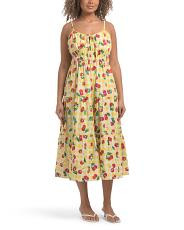 Cherry Gingham Drop Waist Dress | TJ Maxx