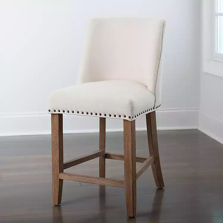 Cream Julia Counter Stool | Kirkland's Home