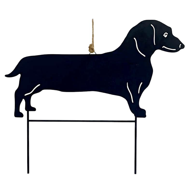 Dachshund Yard Stake, 15" | At Home