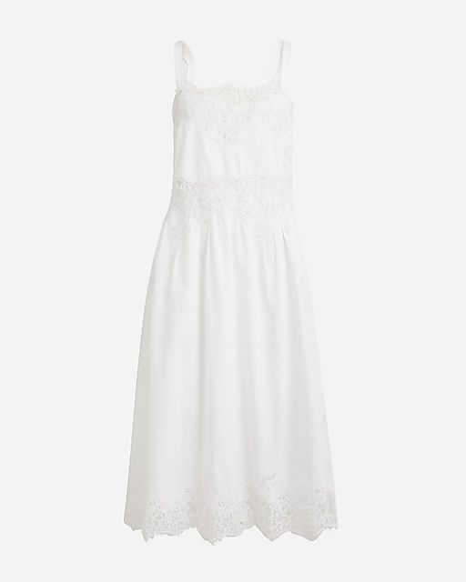 Philomena dress in cotton poplin | J. Crew US