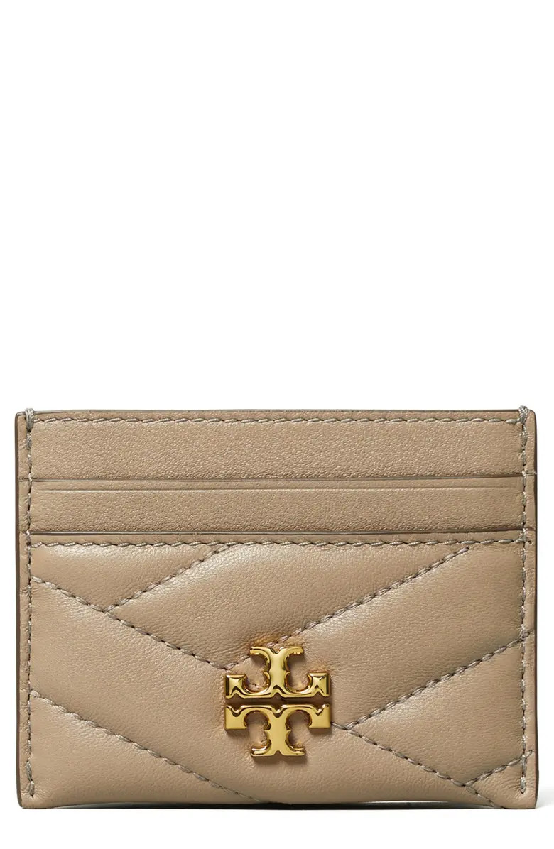 Kira Chevron Leather Card Case | Nordstrom