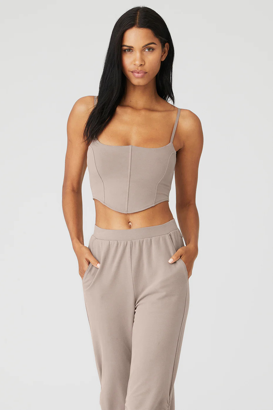 Soft Sculpt Bra Tank Top in Taupe, Size: Large | Alo YogaÅ½ | Alo Yoga (US)
