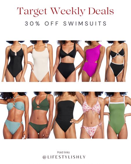 Shop women’s swimsuits 30% off at Target 