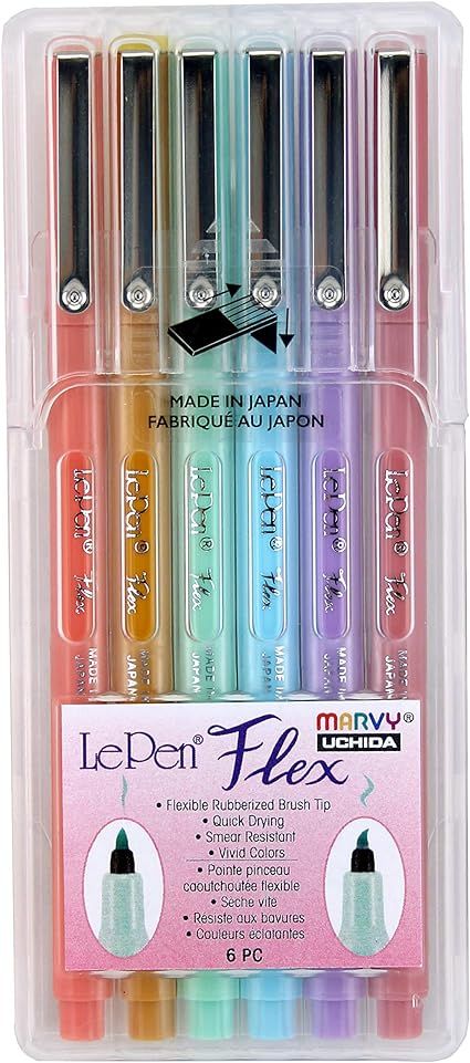 Uchida Of America Le Pen Flex Pastel Colors Art Supplies | Amazon (US)