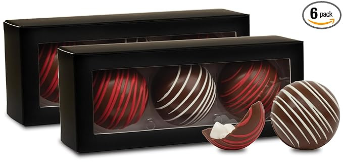 Hot Chocolate Bombs by Chocolate Works, Premium Hot Cocoa Bombs with Marshmallows, Made with Real... | Amazon (US)