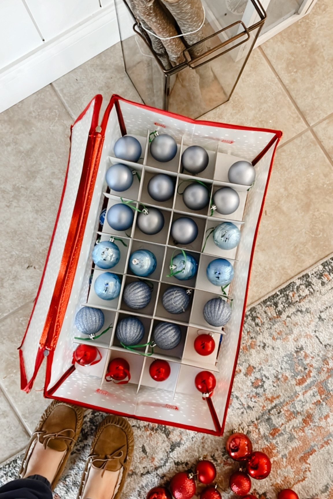 Christmas ornament storage. 

Christmas decorations. Easy storage ideas. Small space storage. Holiday storage. Storage containers. Under $25.

#LTKunder50 #LTKSeasonal #LTKhome