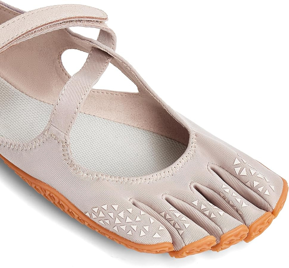Five Finger Shoes for Women Sneaker Gym Ballet Flats Comfortable Hook and Loop Strap Barefoot Tab... | Amazon (US)