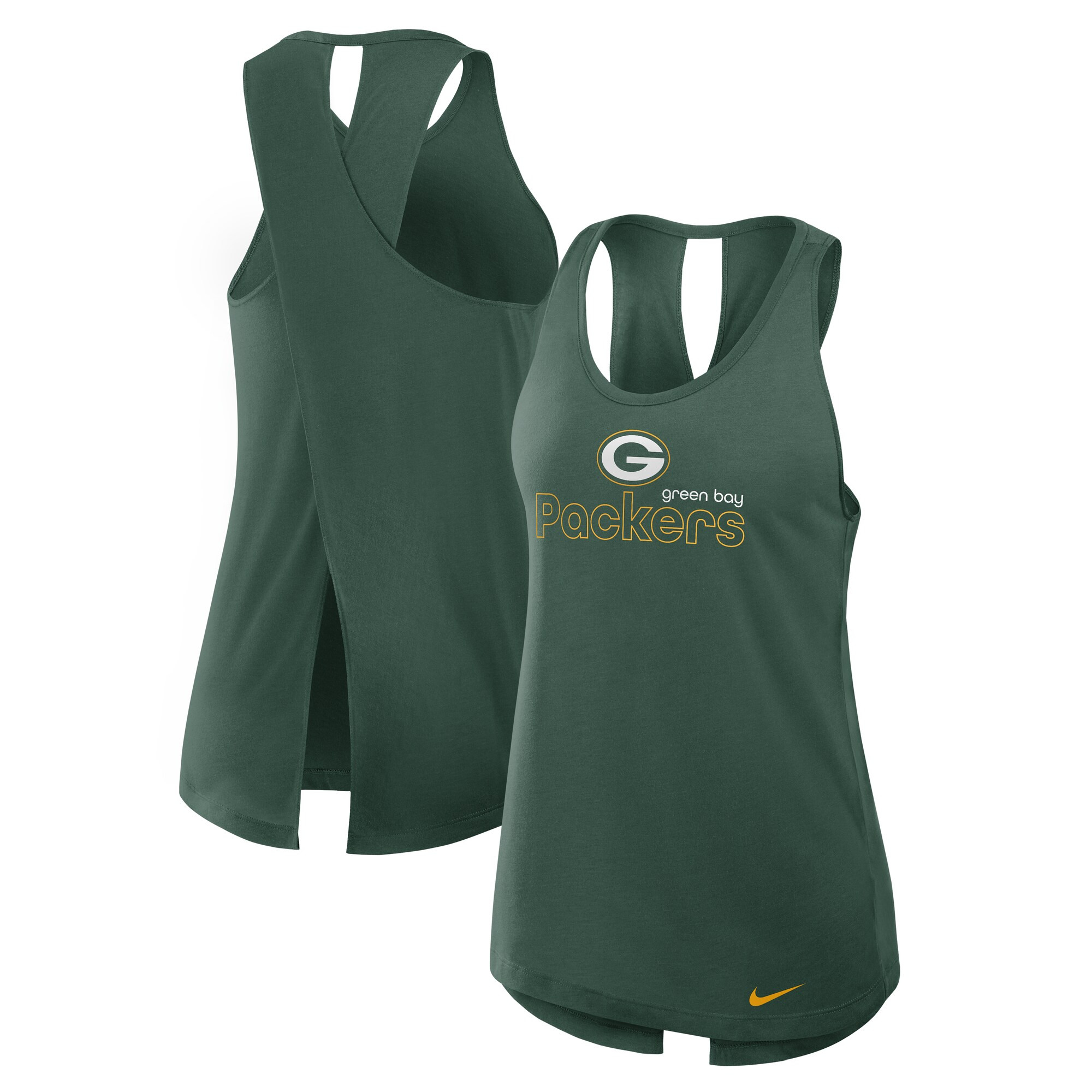 Green Bay Packers Nike Women's Plus Size Performance Tank Top - Green | Fanatics