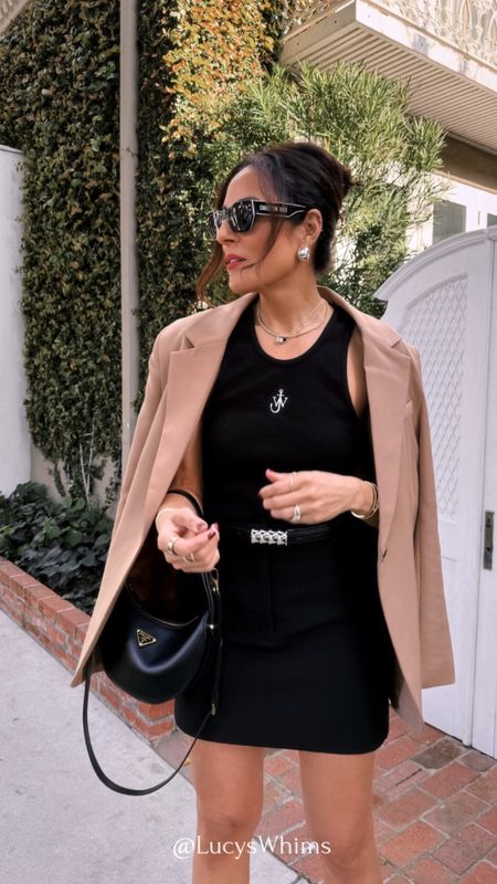 Coffee runs and shopping! The camel blazer I’m carrying into spring and I have an extra code for you!

Use CODE: LUCY20 for blazer
Use CODE: LUCY10 for Miranda Frye
Blazer XS
Skirt tts
Tanks size down

#LTKover40 #LTKstyletip #LTKVideo