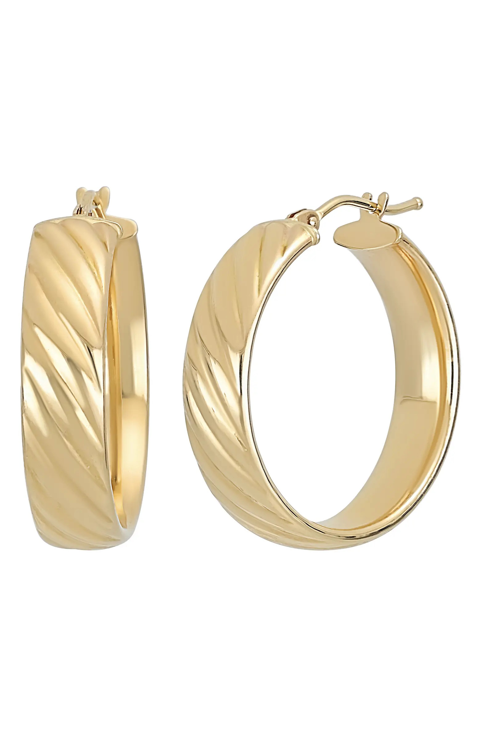 14K Gold Hoop Earrings | Nordstrom