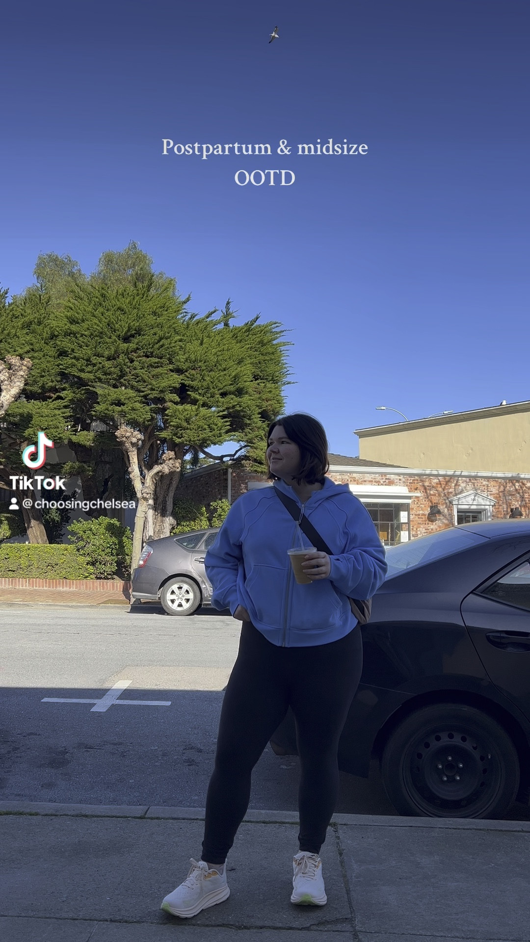 Postpartum and midsize casual athleisure OOTD. Wearing my align leggings (size 10, 23” length) and scuba full zip (xl/xxl) on repeat with my new hoka Cliftons (come in wide sizing!)

#LTKfitness #LTKSeasonal #LTKmidsize