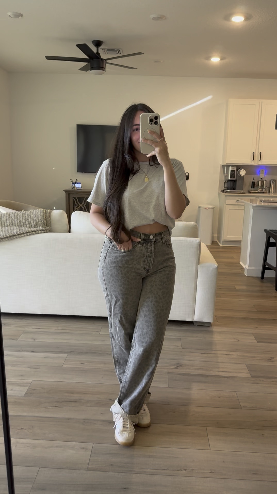 leopard print pants from target & top from Abercrombie 🤍

#LTKHome #LTKStyleTip #LTKBeauty