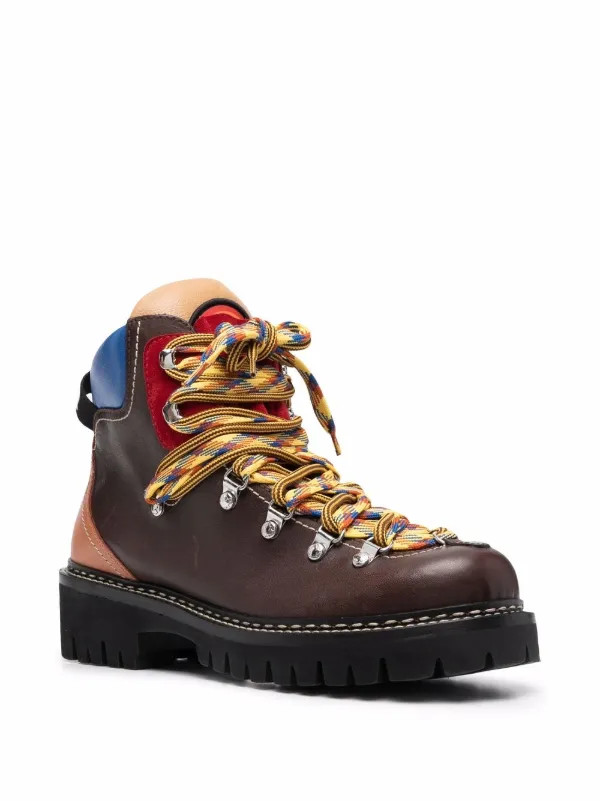 Dsquared2 Hiker Leather Boots - Farfetch | Farfetch Global