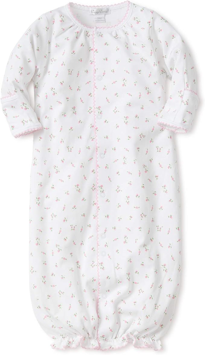 Kissy Kissy Baby Girls Garden Roses Print Convertible Gown | Amazon (US)