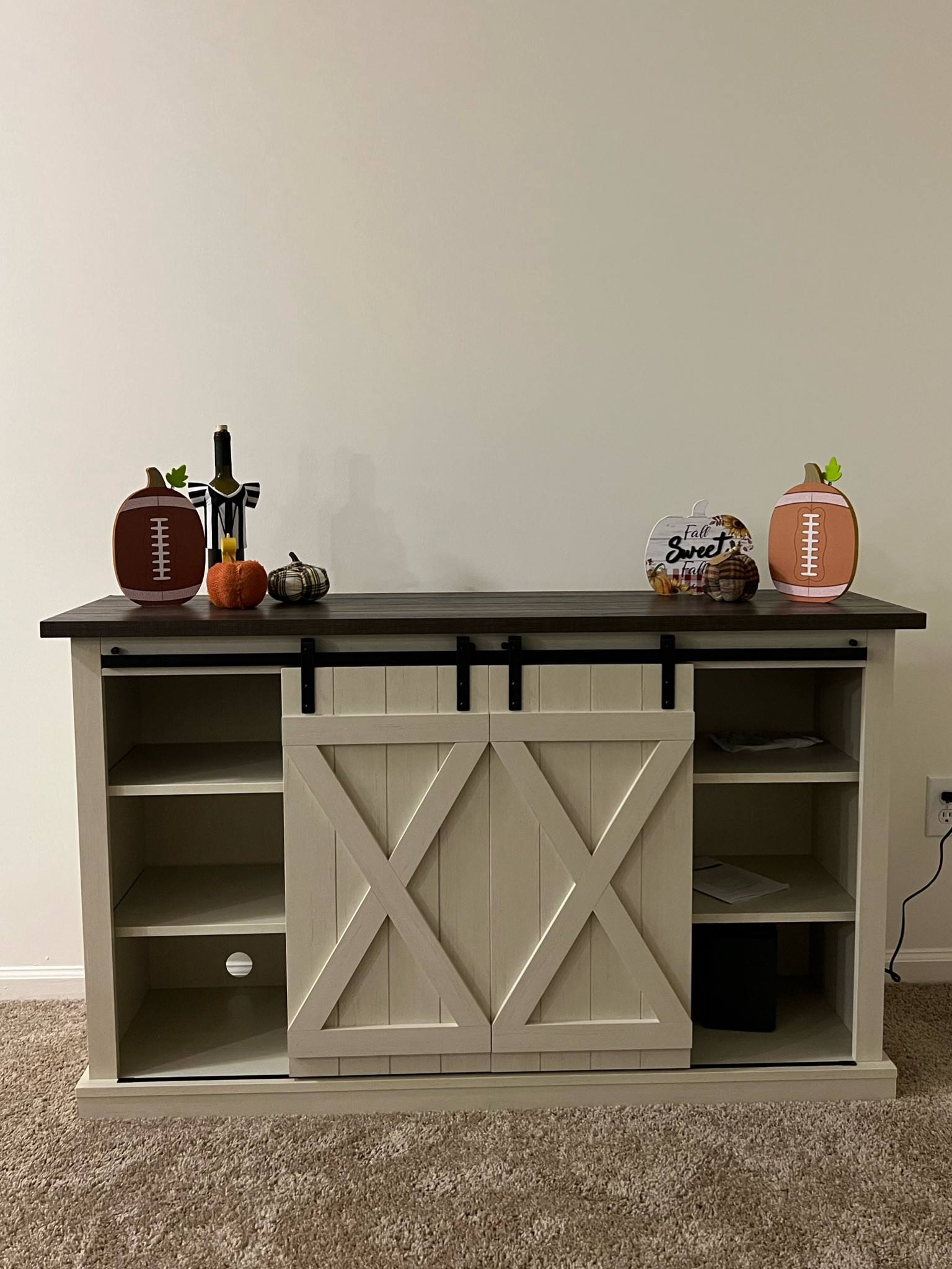 Off-white Wayfair TV stand - currently on sale! 

#LTKhome #LTKHoliday