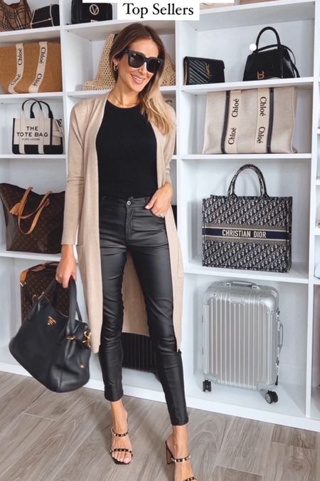 How beautiful are these leather pants. They’re so comfortable and match with so much. 
Fits true to size 
I’m wearing a size small 

#LTKunder100 #LTKstyletip #LTKshoecrush