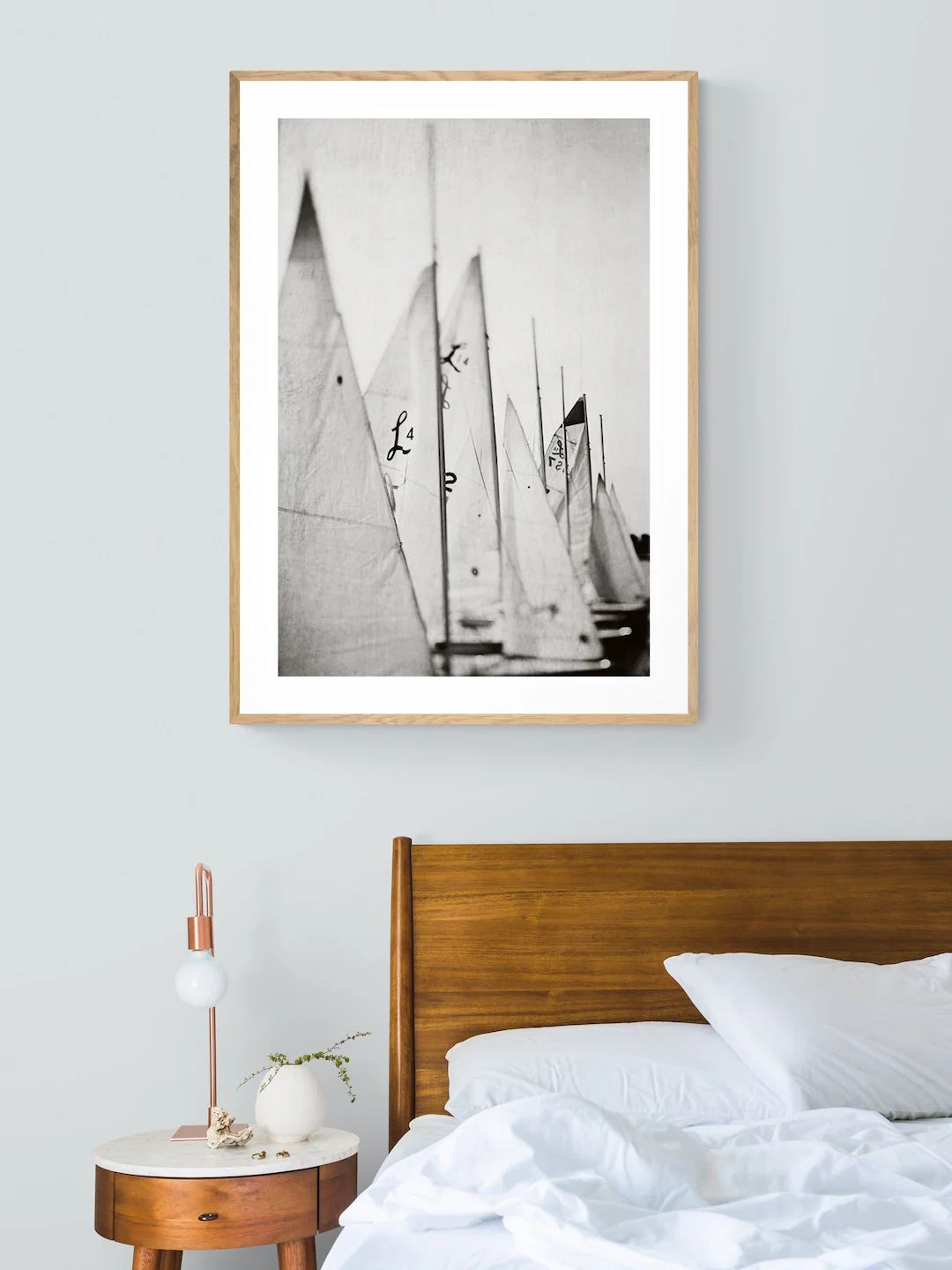 Sailboat Print, Nautical Decor, Ocean Art, Sailboat Print, Fine Art Photography, Black and White ... | Etsy (US)