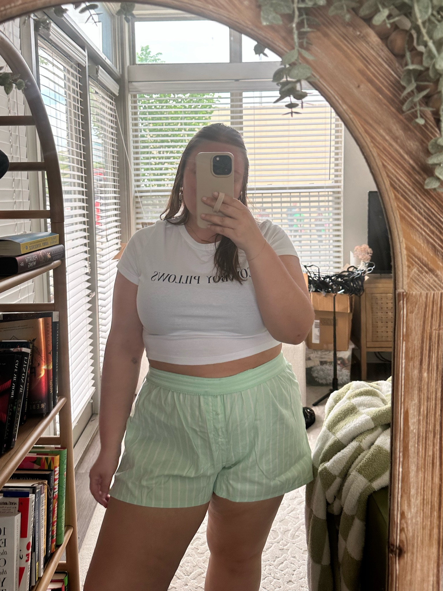 Super affordable plus size boxer shorts to give the trend a try! Wearing size 1X! 

#LTKsalealert #LTKfindsunder50 #LTKplussize