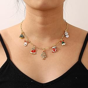 Charm Necklace for Women, 14K Gold Plated Shell Sun Starfish Summer Beach Necklace 16+3" Papercli... | Amazon (US)