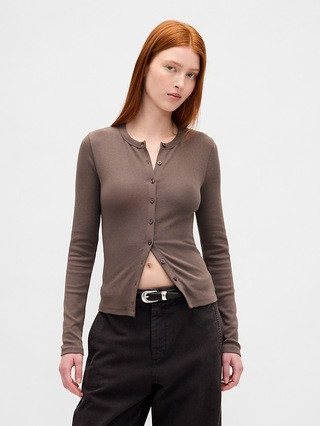 Modern Crewneck Cardigan | Gap (US)